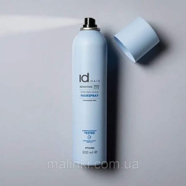 Лак сильної фіксації з алоє вера Id Hair Sensitive Hairspray Strong Hold, 300мл 10840010001 фото