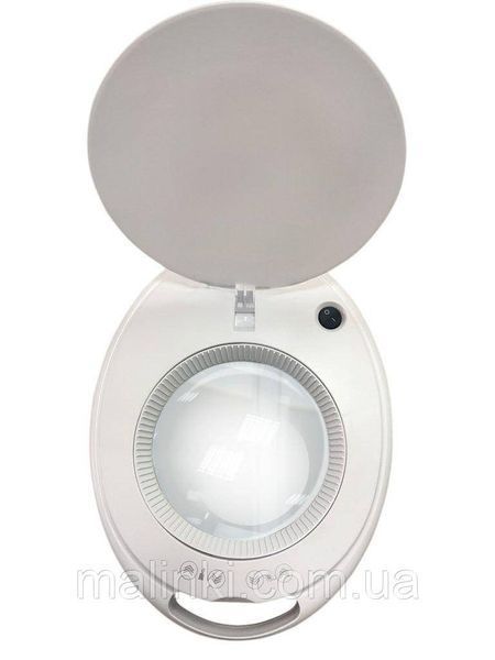 Збільшувальна лампа-лупа CQ-6027К LED - 3 діоптрії 1-12W з двома регулюваннями яскравості холодне/тепле світло CQ-6027К фото