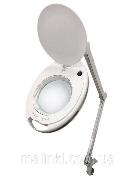 Збільшувальна лампа-лупа CQ-6027К LED - 3 діоптрії 1-12W з двома регулюваннями яскравості холодне/тепле світло CQ-6027К фото
