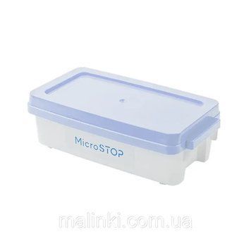 Контейнер для знезараження Microstop 1л. (блакитний) бокс 1 л фото
