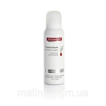 Крем-пінка з клотримазолом і 10%-ною сечовиною (Cremeschaum) PediBaehr, 125мл 10960 фото