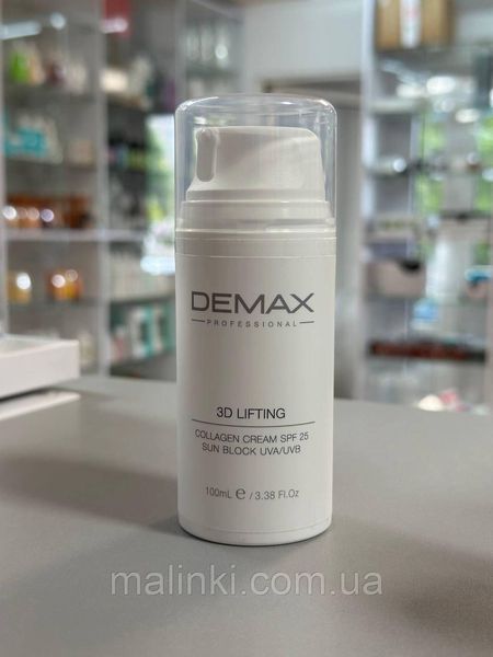 3D-ліфтинг колагеновий санблок Demax, SPF 25 100мл 280-4 фото
