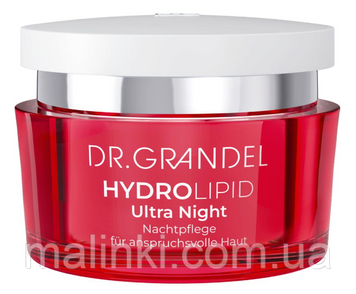 Ультраактивний нічний крем з ліфтинг ефектом Dr. Grandel Hydro Lipid Ultra Night, 50 мл 41553 фото