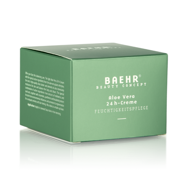 Крем для обличчя зволожуючий 24-годинний з алое вера Baehr Aloe Vera, 50 мл 25075 фото