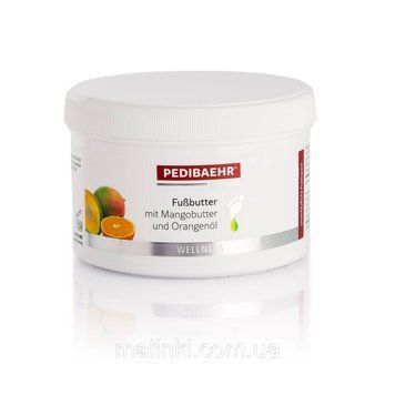 Бальзам для догляду за ліктями PediBaehr Fussbutter Mit Mango Und Orangenol, 75 мл 10906 фото
