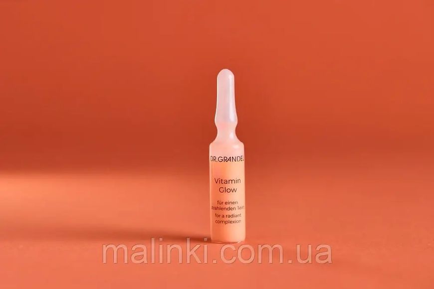Ампули для сяйва та захисту втомленої шкіри Dr. Grandel Vitamin Glow, 3 х 3 мл 41677 фото