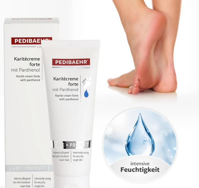 Крем каріте форте з пантенолом PediBaehr Karite Cream Forte with Panthenol, 125 мл 10926 фото