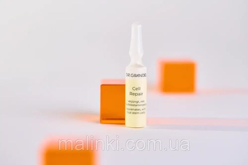 Ампули зі стовбуровими клітинами для омолодження шкіри Dr. Grandel Cell Repair, 3 х 3 мл 41668 фото